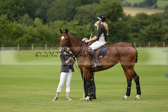 Beau Design v Boscom in an August Rother Cup 4 goal polo match at Cowdray Park Polo Club on Wednesday 07 August 2013