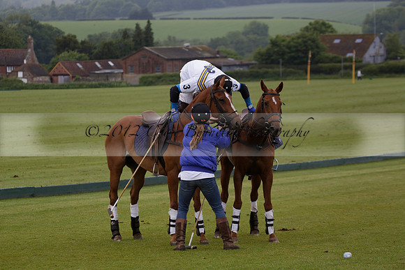Burningfold v Combe Place in a June 4 Goal Cup polo match 2013.06.11