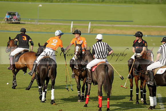 Shoreline v Cowdray Vikings in a Easebourne Cup Semi-final Polo match 2013.06.07