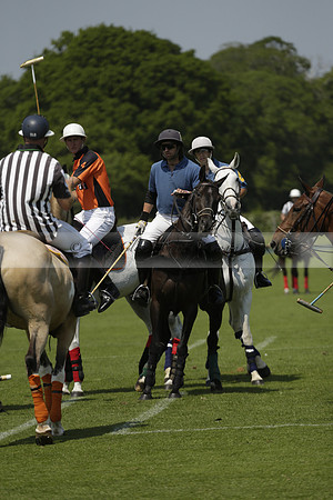 Four Quarters Orange v Montana in a Cicero Cup Polo match 2013.06.06