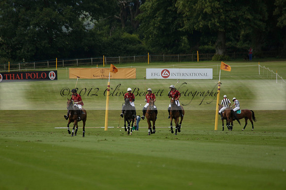 Dubai v La Bamba de Areco in a Veuve Clicquot Gold Cup Polo Match 2013.07.04