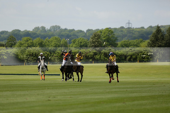 Las Estrellas v Four Quarters Blue in the final of the Jubilee Cup Polo match 2013.06.02