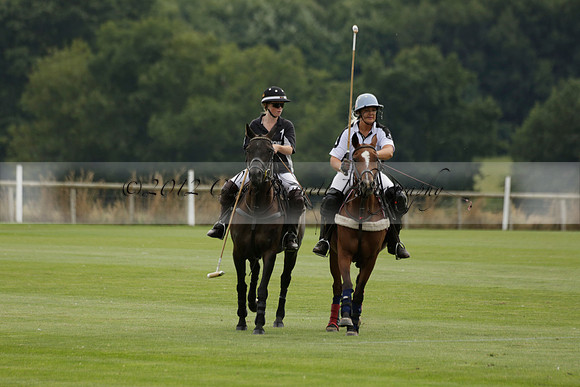 Beau Design v Boscom in an August Rother Cup 4 goal polo match at Cowdray Park Polo Club on Wednesday 07 August 2013