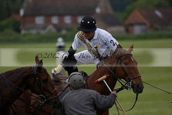 Burningfold v Combe Place in a June 4 Goal Cup polo match 2013.06.11