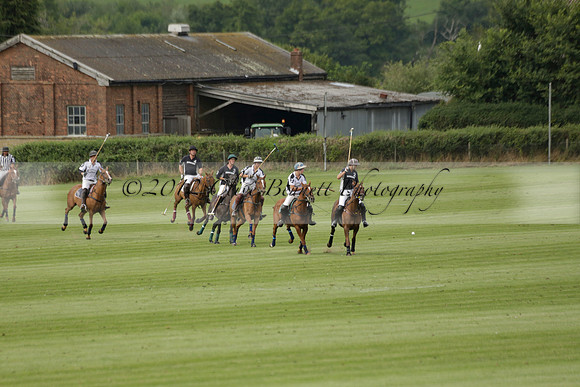Beau Design v Boscom in an August Rother Cup 4 goal polo match at Cowdray Park Polo Club on Wednesday 07 August 2013