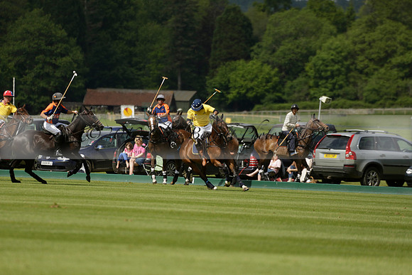 Las Estrellas v Four Quarters Blue in the final of the Jubilee Cup Polo match 2013.06.02