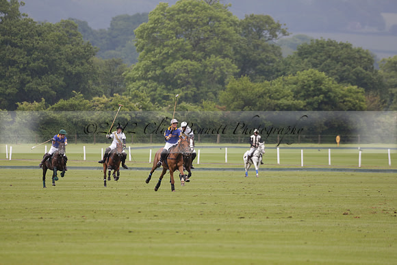 Burningfold v Combe Place in a June 4 Goal Cup polo match 2013.06.11