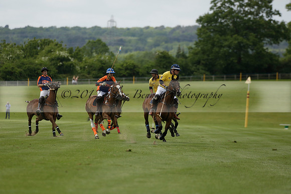 Las Estrellas v Four Quarters Blue in the final of the Jubilee Cup Polo match 2013.06.02