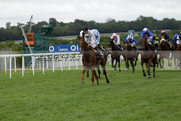 Race 6 Goodwood The British Stallion Studs Turf Club E.B.F. Fillies Stakes. 20130731. Race winner Ribbons owner Elite Racing Club