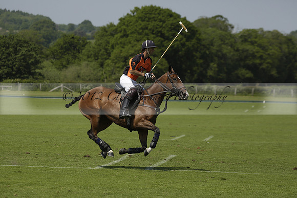 Four Quarters Orange v Montana in a Cicero Cup Polo match 2013.06.06
