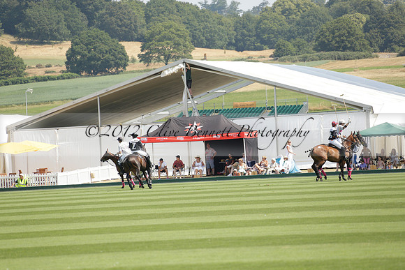 Zacara v Talandracas in a Veuve Clicquot Gold Cup Polo Match 2013.07.18
