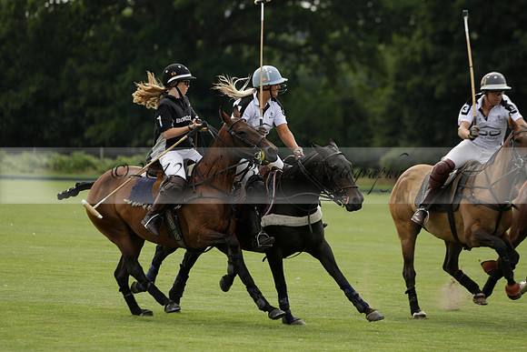 Beau Design v Boscom in an August Rother Cup 4 goal polo match at Cowdray Park Polo Club on Wednesday 07 August 2013