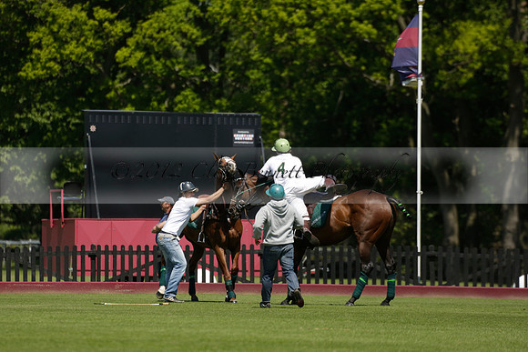 Black Bears v Salkeld in a Cartier Queens Cup polo match 2013.06.05