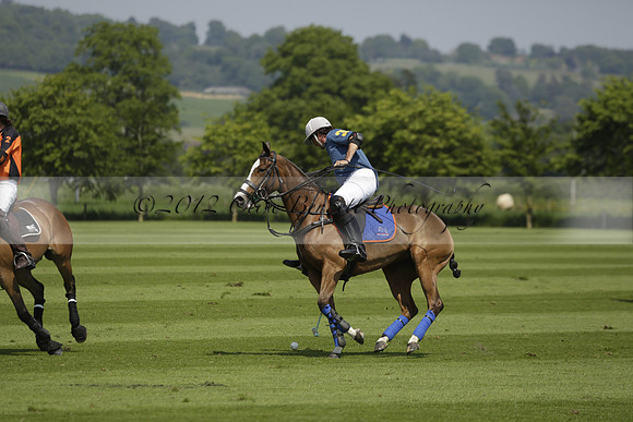 Four Quarters Orange v Montana in a Cicero Cup Polo match 2013.06.06