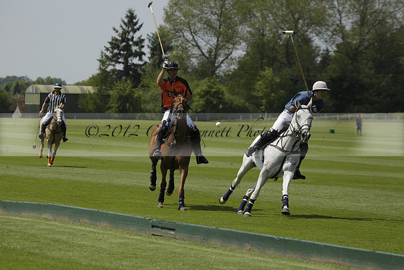 Four Quarters Orange v Montana in a Cicero Cup Polo match 2013.06.06