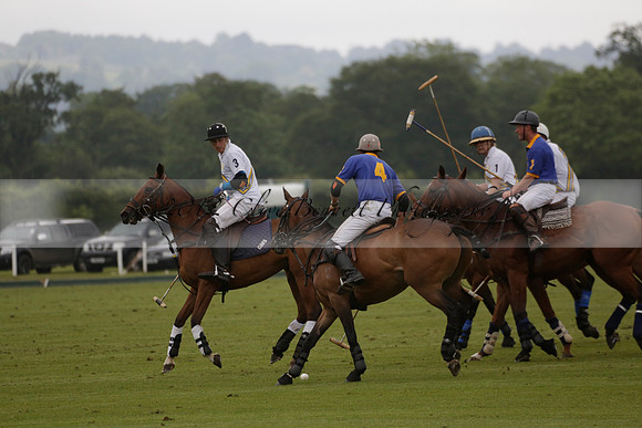 Burningfold v Combe Place in a June 4 Goal Cup polo match 2013.06.11
