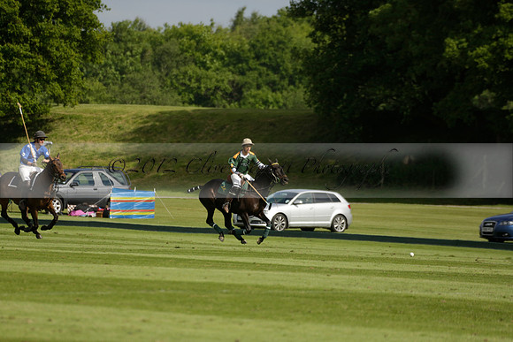 Maiz Dulce v Ghost Chilli in the Easebourne Cup final Polo match 2013.06.09