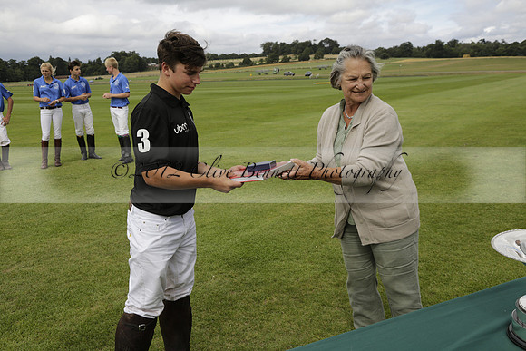 The Colts Cup presentation at Cowdray Park Polo Club on Lawns 2 on Thursday 15 August 2013 2013.08.15