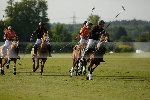 Shoreline v Cowdray Vikings in a Easebourne Cup Semi-final Polo match 2013.06.07