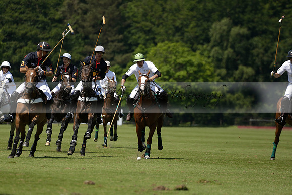 Black Bears v Salkeld in a Cartier Queens Cup polo match 2013.06.05