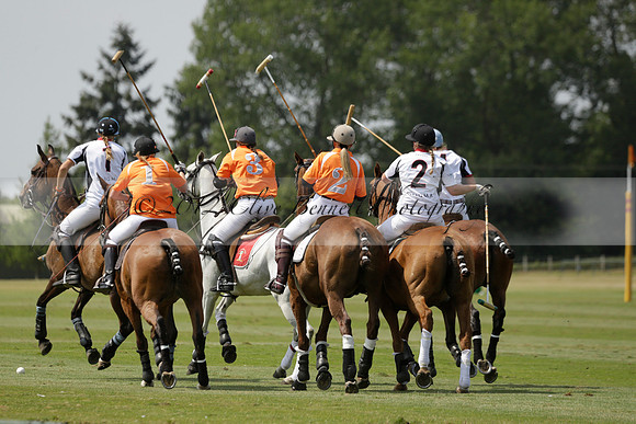 Cowdray Vikings v Enigma in a Bloom British Ladies Open Championship Polo match 2013.07.17