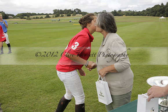 The Colts Cup presentation at Cowdray Park Polo Club on Lawns 2 on Thursday 15 August 2013 2013.08.15