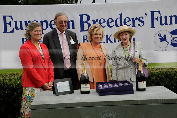 Race 6 Goodwood The British Stallion Studs Turf Club E.B.F. Fillies Stakes. 20130731. Race winner Ribbons owner Elite Racing Club