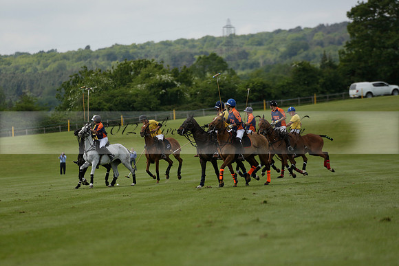 Las Estrellas v Four Quarters Blue in the final of the Jubilee Cup Polo match 2013.06.02