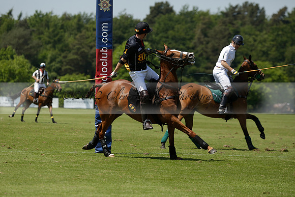 Black Bears v Salkeld in a Cartier Queens Cup polo match 2013.06.05