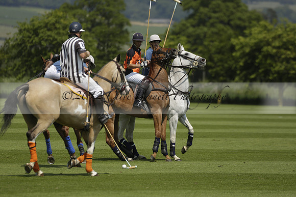 Four Quarters Orange v Montana in a Cicero Cup Polo match 2013.06.06