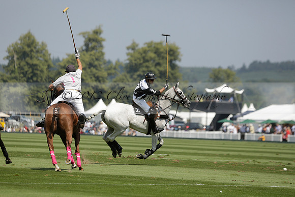 Zacara v Talandracas in a Veuve Clicquot Gold Cup Polo Match 2013.07.18