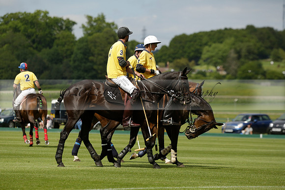 Las Estrellas v Four Quarters Blue in the final of the Jubilee Cup Polo match 2013.06.02