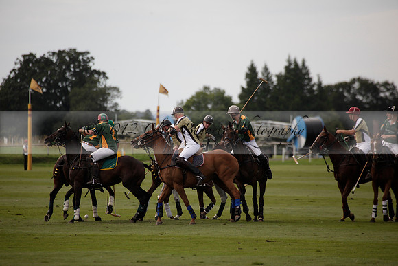 Maiz Dulce v Combe in a Brecknock Cup polo match played on Ambersham 2 at Cowdray Park Polo Club on Friday 17 August 2012