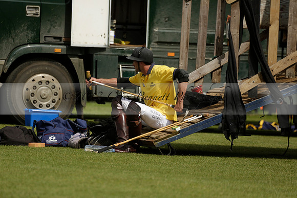 Las Estrellas v Four Quarters Blue in the final of the Jubilee Cup Polo match 2013.06.02