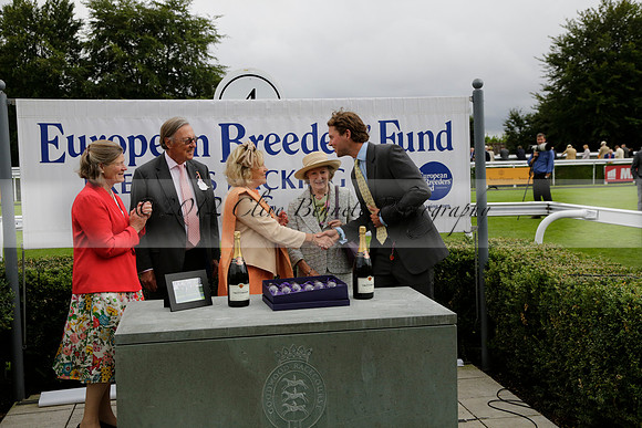 Race 6 Goodwood The British Stallion Studs Turf Club E.B.F. Fillies Stakes. 20130731. Race winner Ribbons owner Elite Racing Club
