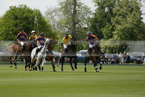 Las Estrellas v Four Quarters Blue in the final of the Jubilee Cup Polo match 2013.06.02