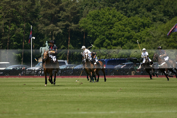 Black Bears v Salkeld in a Cartier Queens Cup polo match 2013.06.05