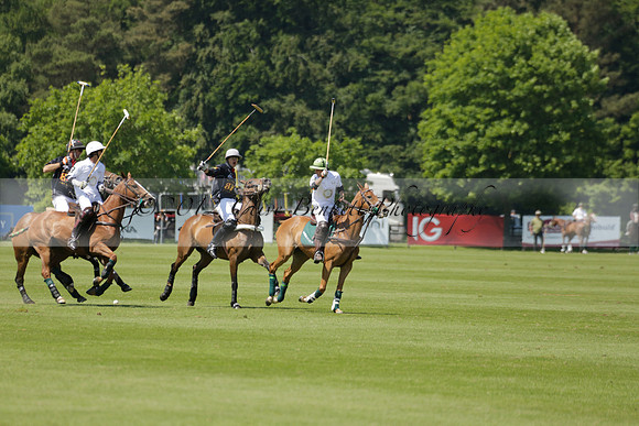 Black Bears v Salkeld in a Cartier Queens Cup polo match 2013.06.05