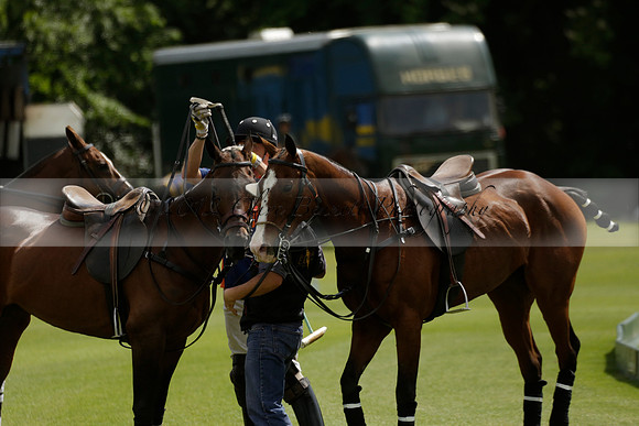 Las Estrellas v Four Quarters Blue in the final of the Jubilee Cup Polo match 2013.06.02