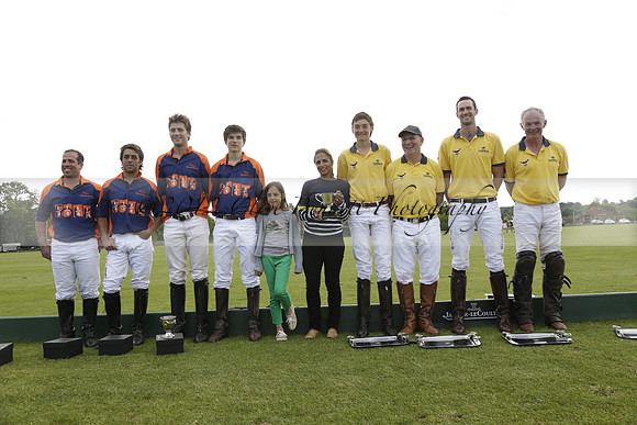 Las Estrellas v Four Quarters Blue in the final of the Jubilee Cup Polo match 2013.06.02