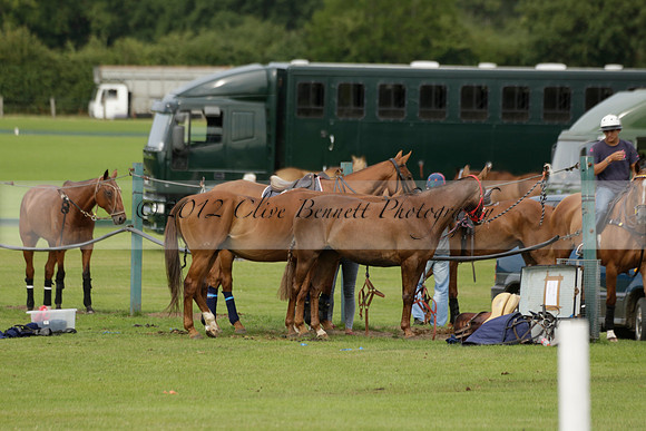 Beau Design v Boscom in an August Rother Cup 4 goal polo match at Cowdray Park Polo Club on Wednesday 07 August 2013