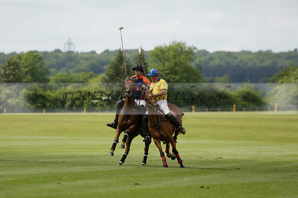 Las Estrellas v Four Quarters Blue in the final of the Jubilee Cup Polo match 2013.06.02