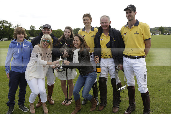 Las Estrellas v Four Quarters Blue in the final of the Jubilee Cup Polo match 2013.06.02