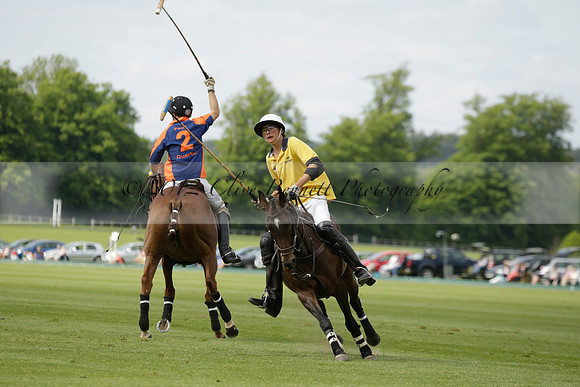 Las Estrellas v Four Quarters Blue in the final of the Jubilee Cup Polo match 2013.06.02
