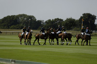Maiz Dulce (green) v River (blue) in a Uber Polo Midsummer 12 goal polo match