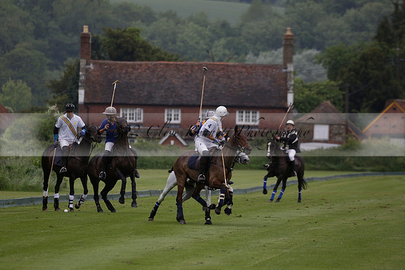 Burningfold v Combe Place in a June 4 Goal Cup polo match 2013.06.11