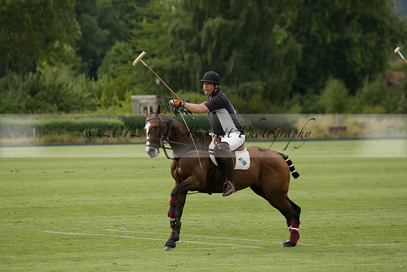 Beau Design v Boscom in an August Rother Cup 4 goal polo match at Cowdray Park Polo Club on Wednesday 07 August 2013