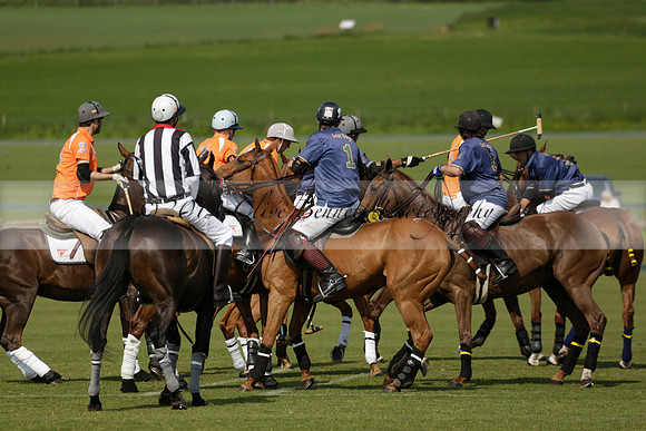 Lost Boys Cowdray Vikings in the Jaeger Le Coultre Duke of Sutherland Cup Subsidiary Final Polo match 2013.06.06