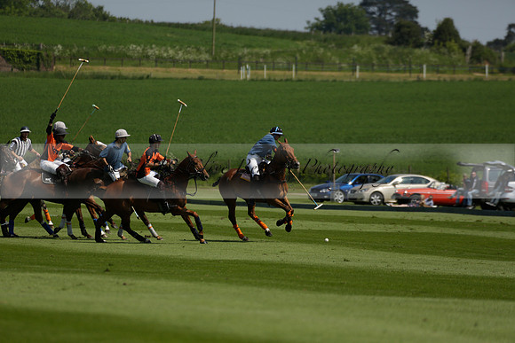 Four Quarters Orange v Montana in a Cicero Cup Polo match 2013.06.06