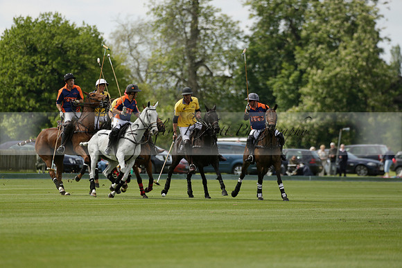 Las Estrellas v Four Quarters Blue in the final of the Jubilee Cup Polo match 2013.06.02